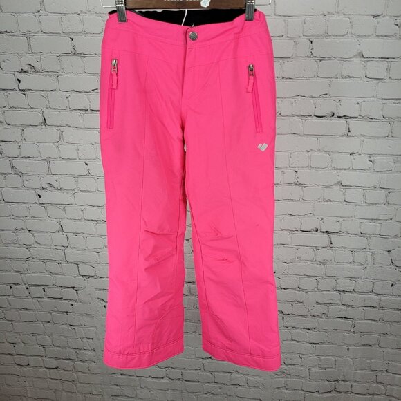 Obermeyer Pink Extended Wear System Adjustable Waist Snow Ski Pants Size M 10-12 - Picture 1 of 16